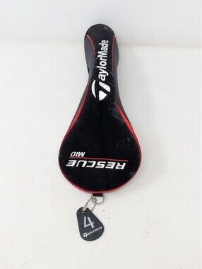 TaylorMade Rescue Mid Hybrid Golf Head Cover Black Red